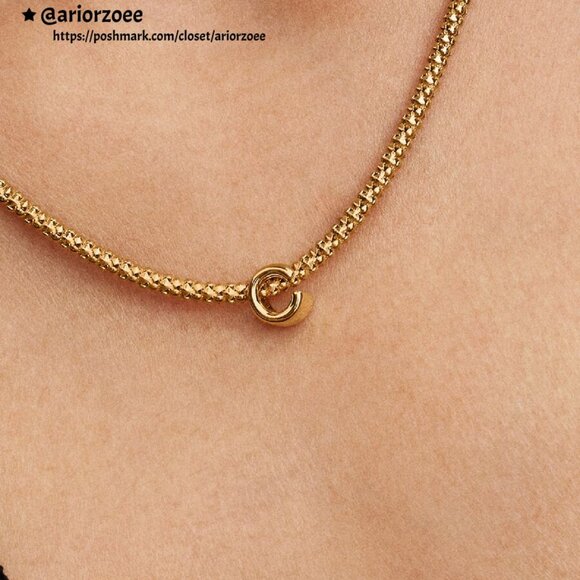 Pandora Letter C Alphabet Mini Charm|Pendant - Picture 2 of 2